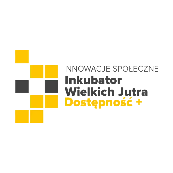 Logo Inkubator Innowacji Społecznych Wielkich Jutra Dostępność Plus